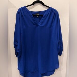 Worthington Woman size 2X Blue Women's Top